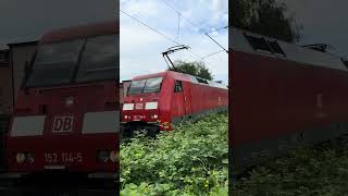 152 1145 LZ in Kornwestheim Rbf bahn train kornwestheim railway br152 [upl. by Filemon]