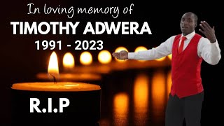 MEMORIAL SERVICE OF TIMOTHY ADWERA [upl. by Hairakcaz]