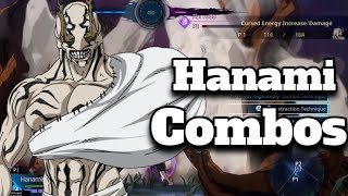 Hanami Combos  Jujutsu Kaisen Cursed Clash [upl. by Niltyak455]