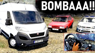 TOFAŞ HAVAYA UÇTU BOMBA VAR  DUCATO İLE POLİSLİKTE BİR GÜN  ETS 2 Mod T300RS GT [upl. by Ellerehs539]