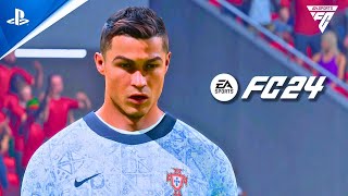 EA FC 24  Portugal vs Ireland  International Friendly 2324  PS5 Gameplay [upl. by Yejus]