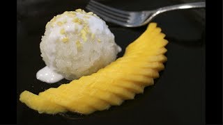 Mango amp Sticky Rice Recipe ข้าวเหนียวมะม่วง  Hot Thai Kitchen [upl. by Cele]