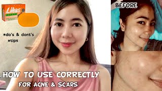 HOW TO USE LIKAS PAPAYA SOAP CORRECTLY  FOR ACNE amp SCARS [upl. by Ecenahs688]