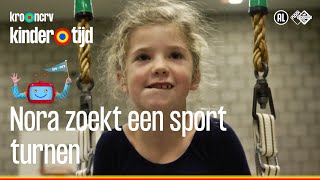 Turnen  Nora zoekt een sport Kindertijd KRONCRV [upl. by Clein]