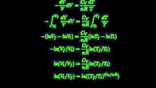 initial and final volume of ideal gas during adiabatic expansion [upl. by Klarika]