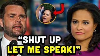 Kristen Welker NBC Host LOSES IT After She Repeatedly INSULTS JD Vance On Live TV [upl. by Zat]