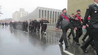 2024 Remembrance Day in Fredericton Marching to the Cenotaph [upl. by Rahman]