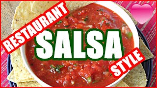 Canning Salsa  Recipe  How To Can Restaurant Style Salsa [upl. by Yelsehc]