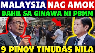 MALAYSIA NAG AMOK DAHIL SA GINAWA NI PBBM 9 PINOY TINUDAS NILA [upl. by Tneicniv602]