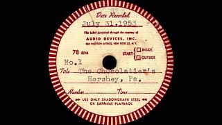 Hershey Chocolatiers Drum and Bugle Corps Acetates 1953 [upl. by Ck]