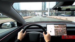 Tesla Model 3 Highland  Stealth Grey  2024  POV Test Drive  Acceleration [upl. by Tiny]