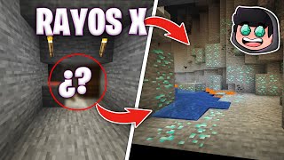 ¡CÓMO tener RAYOS X y VER ATRAVÉS de las PAREDES en MINECRAFT SIN MODS 😱INCREÍBLE Shorts Cortos [upl. by Brieta]