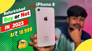 Refurbished IPhone 8 At ₹10999 Buy or Not In 2023 🤔 🤔  Full Details Review [upl. by Beitris448]