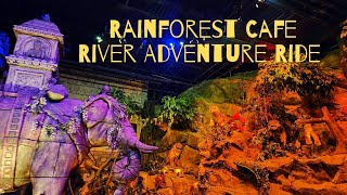 The RAINFOREST CAFE in Galveston TX has its own DARK RIDE [upl. by Elfont556]