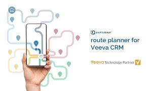 portatour® route planner for Veeva CRM – demo video [upl. by Broadbent]