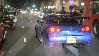 Paul Walker Tribute Cruise by Kream Developments amp Piccadilly Boy Racers [upl. by Lavotsirc]