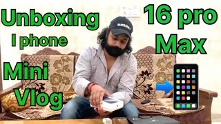 Apple i phone 📱 16 pro max unboxing 🎁 New Camera 📷 Button  amp First Impressions ⚡️vlog 119 [upl. by Burrell245]