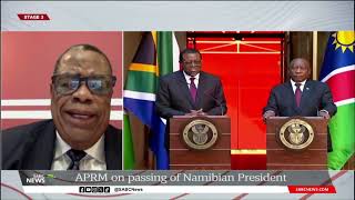 Hage Geingob  Messages of condolences pouring in following the passing of Namibian president [upl. by Etteoj]