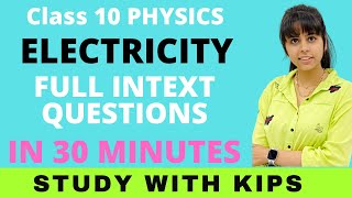 Full Ncert Intext questions Ch12 Electricity Class 10 Science Ncert [upl. by Claudette]