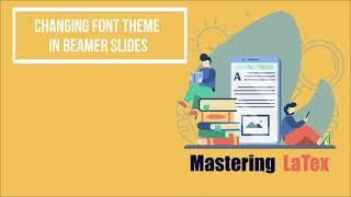 Changing font theme in beamer slides [upl. by Backler]