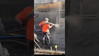 Why spray concrete technique machine useful shorts ytshorts [upl. by Ecidna529]