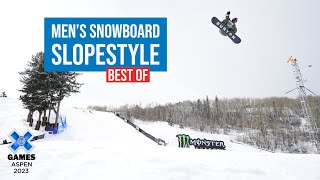 BEST OF Jeep Men’s Snowboard Slopestyle  X Games Aspen 2023 [upl. by Ydnarb769]