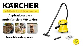 Aspiradora WD2 Plus de Karcher Unboxing y Review  JuanDeAvilaMx  Septiembre 2022 [upl. by Patnode470]