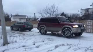 AUDI ALLROAD QUATTRO 25TDI VS NISSAN PATROL 30DTI [upl. by Macomber]