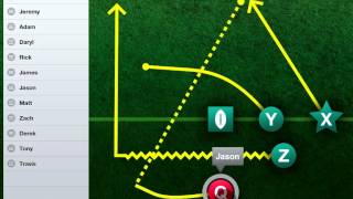 Roster amp Positions  Flag Football Playmaker iPad App v20 [upl. by Kolnick]