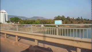 Pakse Bridge Champasak Province Laos [upl. by Dodds]