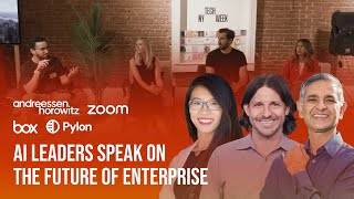 AI Leaders Speak on the Future of Enterprise Box Zoom amp Pylon Execs with a16z  SFTechWeek Panel [upl. by Verine]