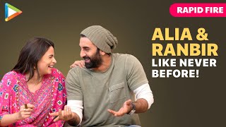 Ranbir Kapoor amp Alia Bhatt compete to win the Rapid Fire  Ayan Mukerji  Brahmastra [upl. by Beal]