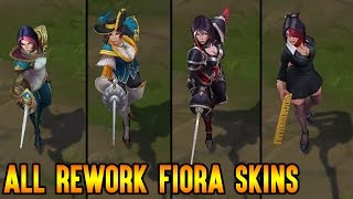 ALL FIORA SKINS AFTER REWORK [upl. by Anigue]