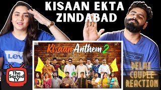 Kisaan Anthem 2 Shree Brar  Mankirt  Various Artist  Delhi Couple Reactions [upl. by Ahsiemak]