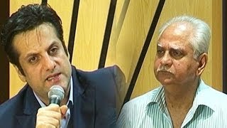 Ramesh Sippy Fardeen Khan amp others at a press conference to defend Subrata Roy [upl. by Cinelli]