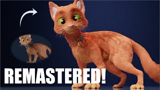 Firepaw 3D REMASTERED Animation Test [upl. by Ardnad]