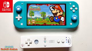 Super Paper Mario On Nintendo Switch Lite [upl. by Laubin538]