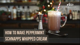 How to Make Peppermint Schnapps Whipped Cream [upl. by Hayton296]