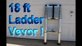 Vevor telescoping ladder to 18ft  reviewed Coffee and tools Ep 383 [upl. by Okimuk]