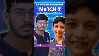 Highlights Match 2 Navin vs Bhavyaraj TTBC S3 tennisbangar tabletennis supertennis shorts [upl. by Aihsekin]