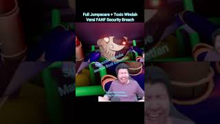 Full Jumpscare  Toxic Windah FNAF Security Breach short [upl. by Anaugahs]