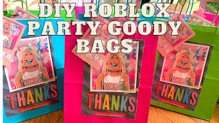 ROBLOX BIRTHDAY GOODY BAGS [upl. by Yarehs935]