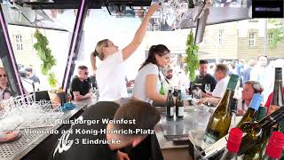 37 Duisburger Weinfest Vinorado am König Heinrich Platz Tag 3 Eindrücke [upl. by Ahtaga]