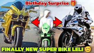 FINALLY NEW SUPERBIKE ghar agai  birthday celebration sister birthday surprise diwali🪔ninjah2 [upl. by Frannie]