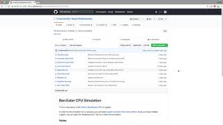 Ben Eater CPU Simulation Now On GitHub [upl. by Gualterio362]