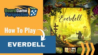 How To Play EVERDELL  Board Game Perspective [upl. by Ativak]