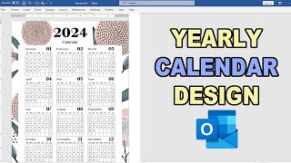 How to Create Yearly Calendar in ms word free Calendar Templet [upl. by Ardnama]