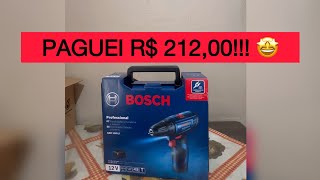 Furadeira Parafusadeira Bosch GSR 120LI A melhor parafusadeira da categoria [upl. by Midan]