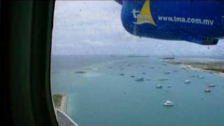 Seaplane from Malé to Vilu Reef Maldives [upl. by Lobiv144]