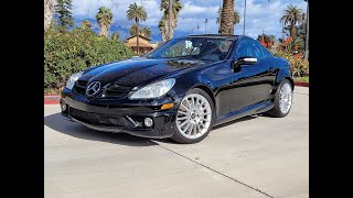 2005 Mercedes Benz SLK55 AMG Cold Start and Top Operation [upl. by Charita]